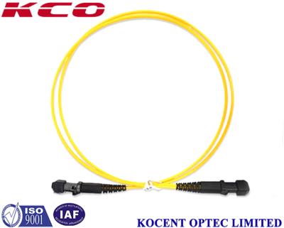 China Amarillo MTRJ PVC LSZH 1.0m Cordón de parche de fibra óptica de modo único G657A 2.0mm en venta