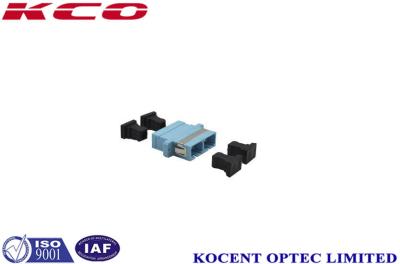 China Single Mode SC Multimode OM3 OM4 Glasfaser-Duplex-Adapter für LANS zu verkaufen