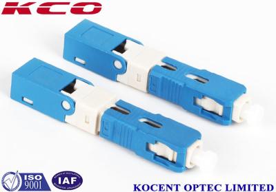 Cina Blue SC UPC Fiber Optic Fast Connector 2,0 mm 3,0 mm Prodotto FTTX Solution in vendita