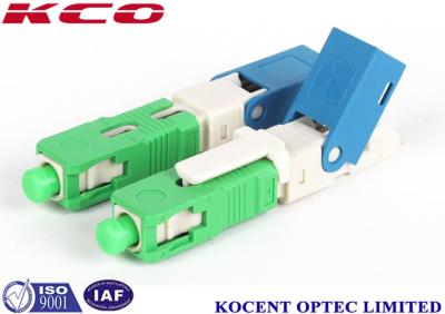 China Campo do SC /APC do verde 2.0mm 3.0mm FTTX - conector instalável da fibra ótica à venda