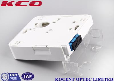 China Kerne FTTH FTTB 1 Hafen Sc-Duplex-Faser-Optikbeendigungs-Kasten Wallmount-Sockel-2 zu verkaufen