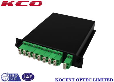 China 2*16 LGX Box Fiber Optical Splitter LC/APC Connector 2 Way Input 16 Way Output for sale