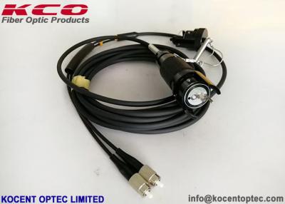 China YZC Enchufe Receptaculo Táctico YZC Conector Cables de fibra óptica FTTA Exterior 1 2 4 6 8 12 núcleos en venta