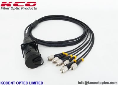 China FTTA Militar Táctico Fibra Óptica YZC Cordón de parche para exteriores 6 núcleo Conector de campo del ejército Durable en venta