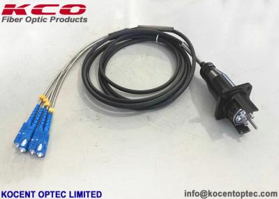 Chine Connecteur tactique optique extérieur de champ de Telianthus d'armée de la corde de correction de fibre YG ZLTC YZCO4P FTTA à vendre