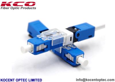 China El conector rápido de la fibra óptica del paso de las telecomunicaciones 3D, coloca el conector rápido ESC250D de la asamblea en venta