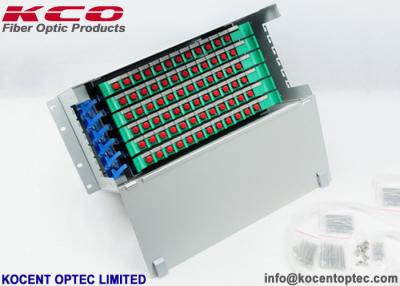 China FC SC LC Patch Panel LWL-Klemmenkasten 72 Core ODF-Einheit zur Gestellmontage zu verkaufen