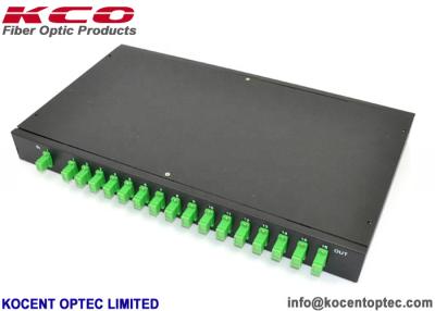 China 1*16 1:16 1x16 SC/APC Patch Panel Glasfaser Splitter 19'' Rack Mount 1x16 PLC Splitter ODF zu verkaufen