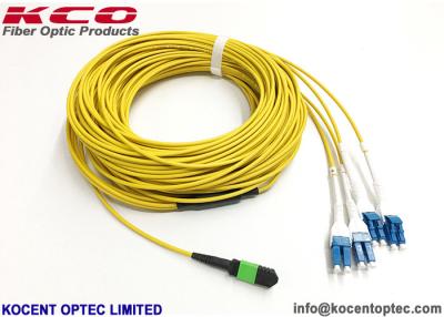 China LC Super Boot MTP MPO Optical Patch Cord 8fo 12fo 24fo Fanout 3,0mm OS1 OS2 LSZH zu verkaufen