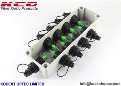 China FTTH FTTA exterior impermeável SC APC adaptador de fibra óptica Splice fechamento 1 * 8 Splitter à venda