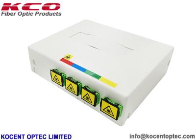 China Wandmontage FTTH SC/UPC 4-aderige glasvezelaansluitdoos Roset Socket Faceplate Te koop