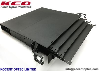 China 144core SM Monomode High Desity Rack Mount Optische Faser MPO MTP Patch Panel Rack Mount Box zu verkaufen