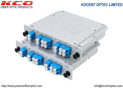 China Cwdm-Mehrfachkoppler adapter 100G 6CH DWDM LGX LC UPC Duplexaus optischen fasern zu verkaufen