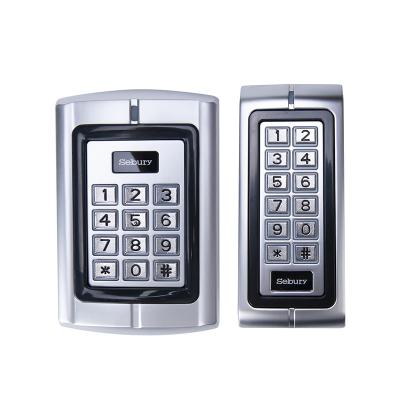 China Standalone Metal Keypad Sebury Shenzhen Metal Keypad Access Controller For 2 Two Doors for sale