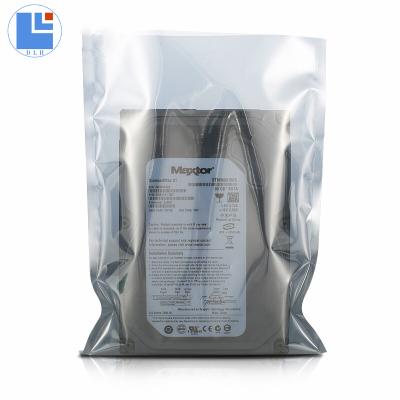 China ANTISTATIC X 20cm Zipper Tool Anti-Static LDPE Foil Shielding 100x130mm Packaging Vacuum ESD Plastic Bag Shielding 15 Place Bottom Bag 0908 for sale