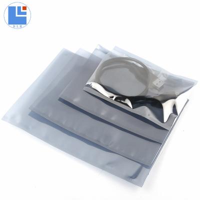 China Anti ESD Moisture Lock Packaging Ziplock Packaging Anti Static Printing Anti Static Zipper Electronic Anti Static Aluminum Custom Static PE Zipper for sale