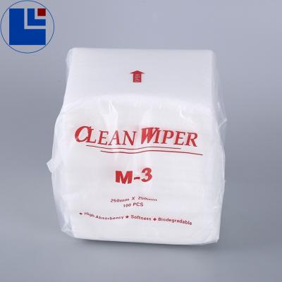 China Stocked Industrial Paper Wiper M-3 Dustproof Nonwoven Industrial Clean Cloth for sale