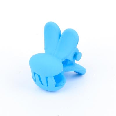 China Beautiful Claw High Quality Customized Casual Smart Mini Hair Rabbit Shape Plastic Girl Hair Claw for sale