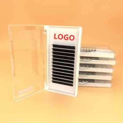 China Private Label Natural Soft Eyelash Extension Trays 0.03 0.05 0.07 0.10 0.15 Custom Individual Volumes Lash Extensions for sale