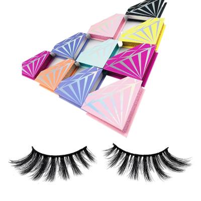 China Wholesale Custom 3D Volume Effect Packaging 3d Fake Mink Eyelashes Bulk Private Label Seller for sale