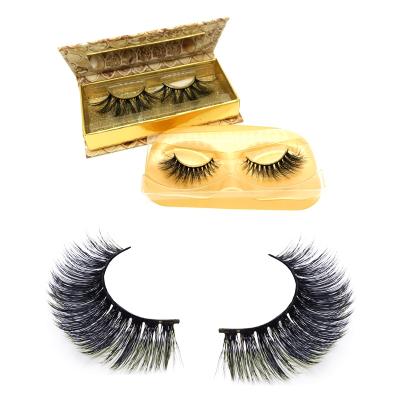 China Custom Made Soft Natural Fluffy Tapered False Mink Strip Eyelashes/Light Weight/Comfortable High Quality Wholesale Eyelash Packaging Box for sale