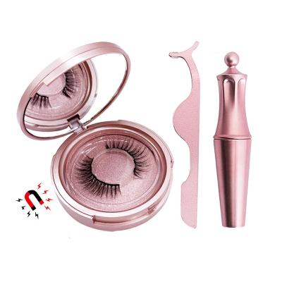 China High Quality Suppliers Product Easy To Use Custom Magnetic Eyelash Lashes And Eyeliner Set for sale