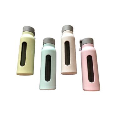 China Sustainable manufacturers provide drop resistant insulation wheat straw bottle with cheap price for sale