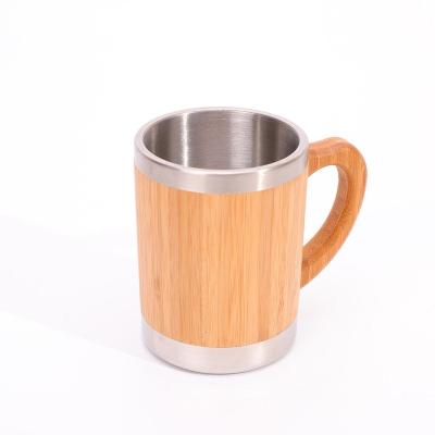 China Good quality bamboo wood viable personalized coffee mug for coffee drinking for sale