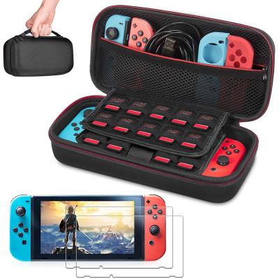 China 2 Pack Switch Screen Protector Amcase Nintendo Switch Lite Carry Case For Nintendo Switch High Quality Travel Carry Case Console Access for sale