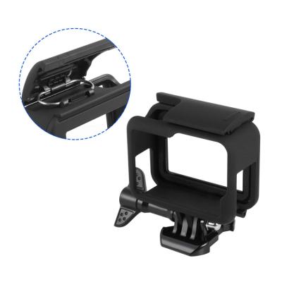 China The protective view camera accessories view the side open protective view camera standard view moving plastic border for Go pro Hero5 for sale