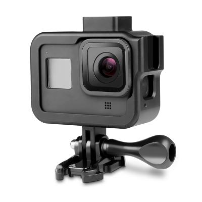 China Protect Gopro 8 High Quality Aluminum Alloy Frame Protective Housing Case Shell Mount For GoPro H8 for sale