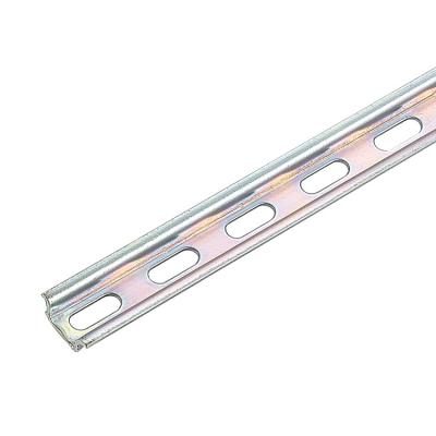 China Guide Rail Customized 15mm Width X 5.5mm Height High Quality Galvanized Mountable Installation Din Rail for sale