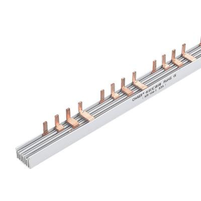 China Economic Custom Design Popular Product White Copper Busbar 4P Copper Busbar KR104-2 for sale