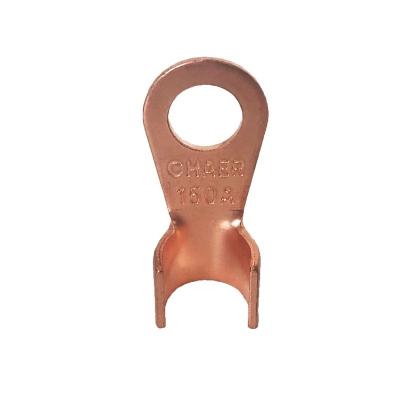 China Hot Selling T2 Copper Connector Open Tube Cable Lug Copper For Terminal Wiring for sale