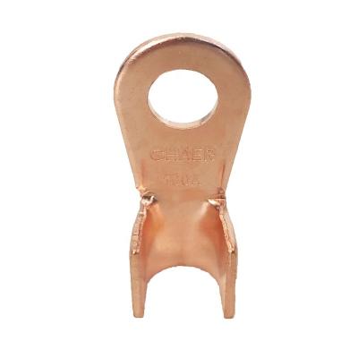 China OT-100A T2 Tube Cable Termination Hook Lugs Copper / Cable Open Size / End End Supports Termination Crimp Type for sale