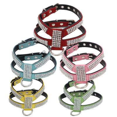 China Explosion-Proof Pet Rhinestone Pet Sling Detachable Adjustable Dog Leash Pet Leash for sale