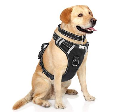 China Hot Sale Dog Vest Reflective Adjustable Front Clip Padded Non-Straining Pet Vest Harness Large for sale