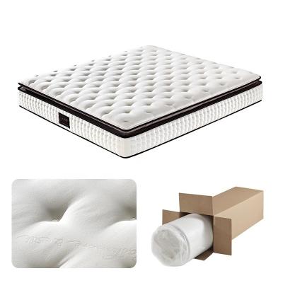 China Pillow Top or Euro Top Mattress Pocket Spring Roll Top Selling Mattress In A Box for sale