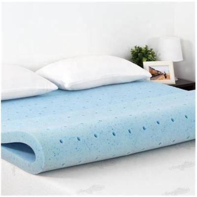 China Healthy Customized 2 3 4 Inch Cooling Visco Gel Memory Foam Bed Mattress Topper for sale