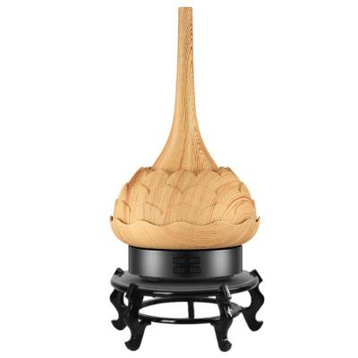 China Household Nobico difusor aceite Colorful LED Fragrance Lights Air Aromas Essential Oil Humidifier Ultrasonic Wooden Diffuser for sale