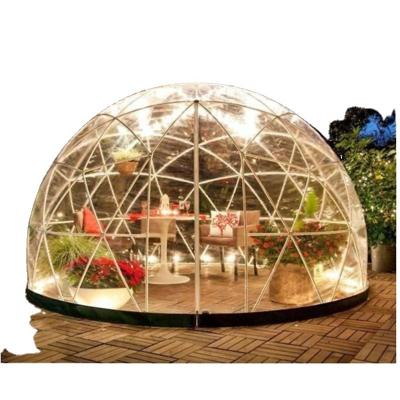 China Factory price good quality durable PVC luxury dome tent outdoor hotel camping for sale for sale