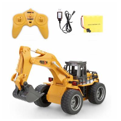 China RC Hobby Huina 1530 RC Excavator Remote Control Alloy Rc Truck RTR Gifts For Kids for sale