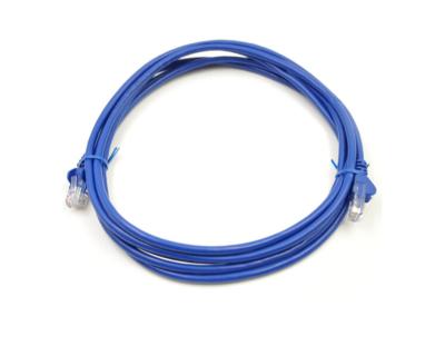 China Use in factory best CAT6 RJ45 Ethernet patch panel factory good quality blue cat6 network cablel of patch cord cable 1m 2m 3m 5m 10m UTP for sale