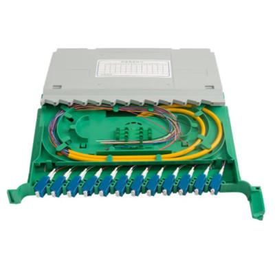 China Telecom Network Splice Distribution Module ODF Fiber Patch Panel Slide Patch Panel Tray Integrated Splice Tray for sale