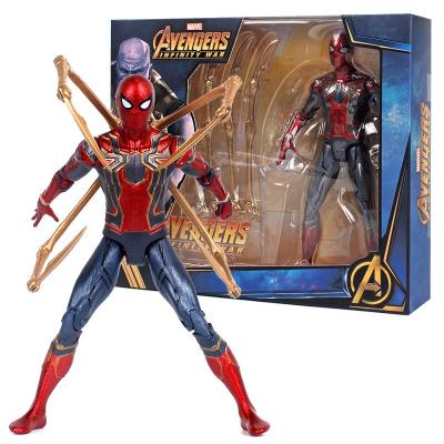 China 18CM Funny High Quality Spider Man Toys PVC Action Number Spiderman Collectible Toy Gift for sale