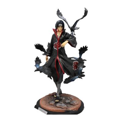 China Cartoon Toy Anime Narut 0 Akatsuki Uchiha Itachi Model Decoration Crow Shippuuden Action Number Toys for sale