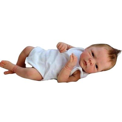 China Changeable Dressing Support Customized 18 Inch Silicone Reborn Toddler Doll Set Newborn Lifelike Reborn Baby Doll for sale