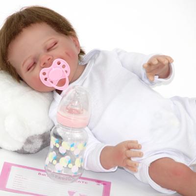 China 18inch Vinyl Lifelike Soft Body Changeable Soft Girl Reborn Baby Doll - Sleeping Doll for sale