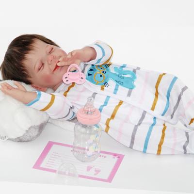 China Changeable Dressing Reborn Baby - Doll China Fashion Doll Realistic Soft Body Vinyl 18inch Breathing Baby Big - Doll for sale