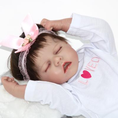 China 18inch Soft Lifelike Changeable Vinyl Dressing Reborn Baby Who Drink Milk Lovely Fashion Doll Dolls For Kids Baby Toys for sale